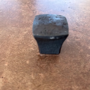 Hand forged rustic upset square drawer pulls/knobs cabinet handles. Door hardware. Hand crafted. Blacksmith made. made in USA