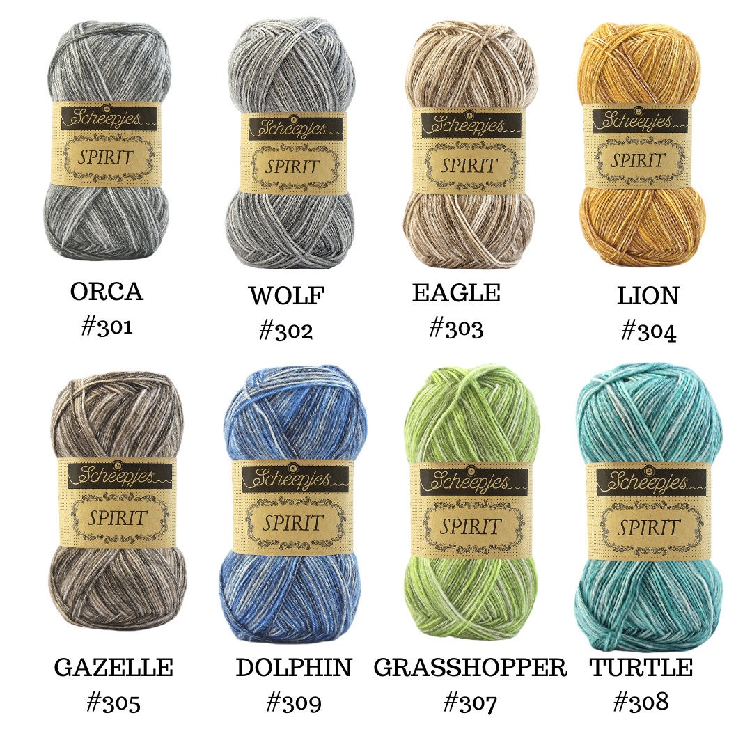 Scheepjes Spirit Yarn 50g Skeins 