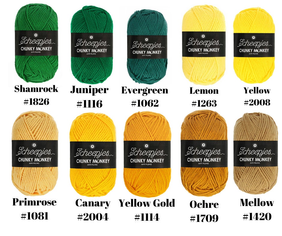 Scheepjes Chunky Monkey Yarn Etsy