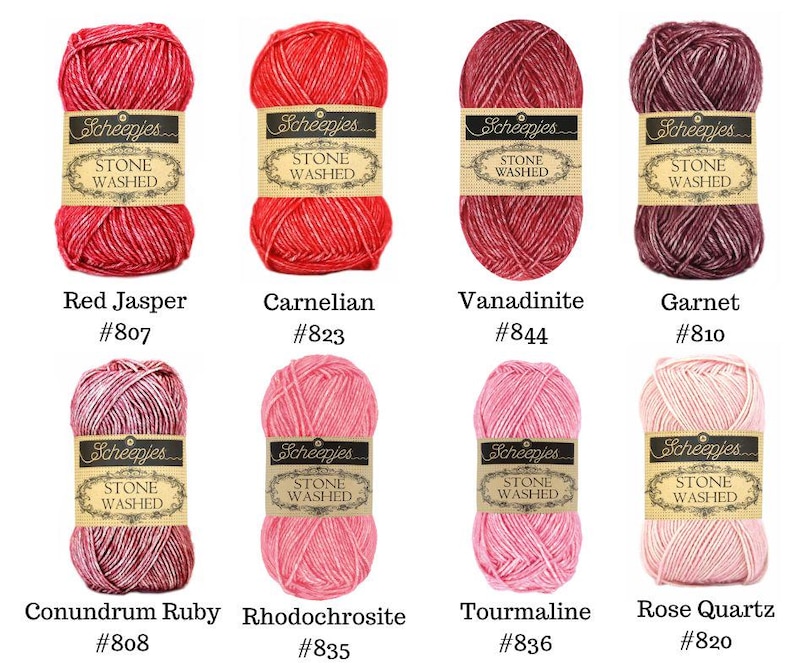 FINAL QUANTITIES: Scheepjes Stone Washed Yarn afbeelding 2
