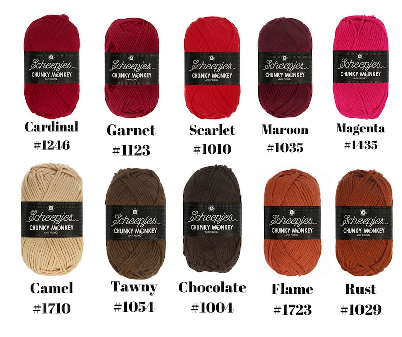 Scheepjes Chunky Monkey Yarn Etsy