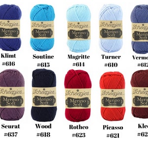 FINAL QUANTITIES:  Scheepjes Merino Soft Yarn
