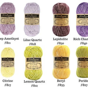 FINAL QUANTITIES: Scheepjes Stone Washed Yarn afbeelding 4