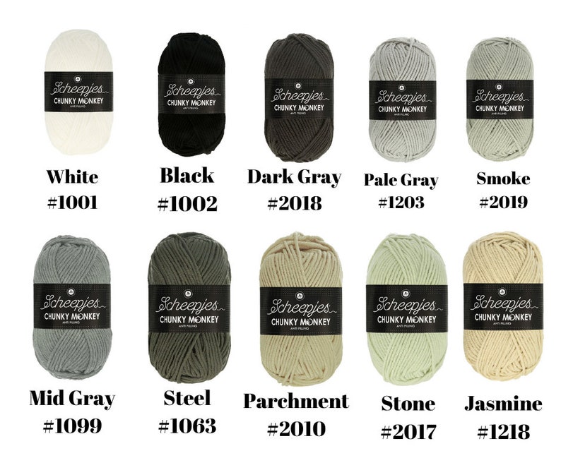 Scheepjes Chunky Monkey Yarn Etsy