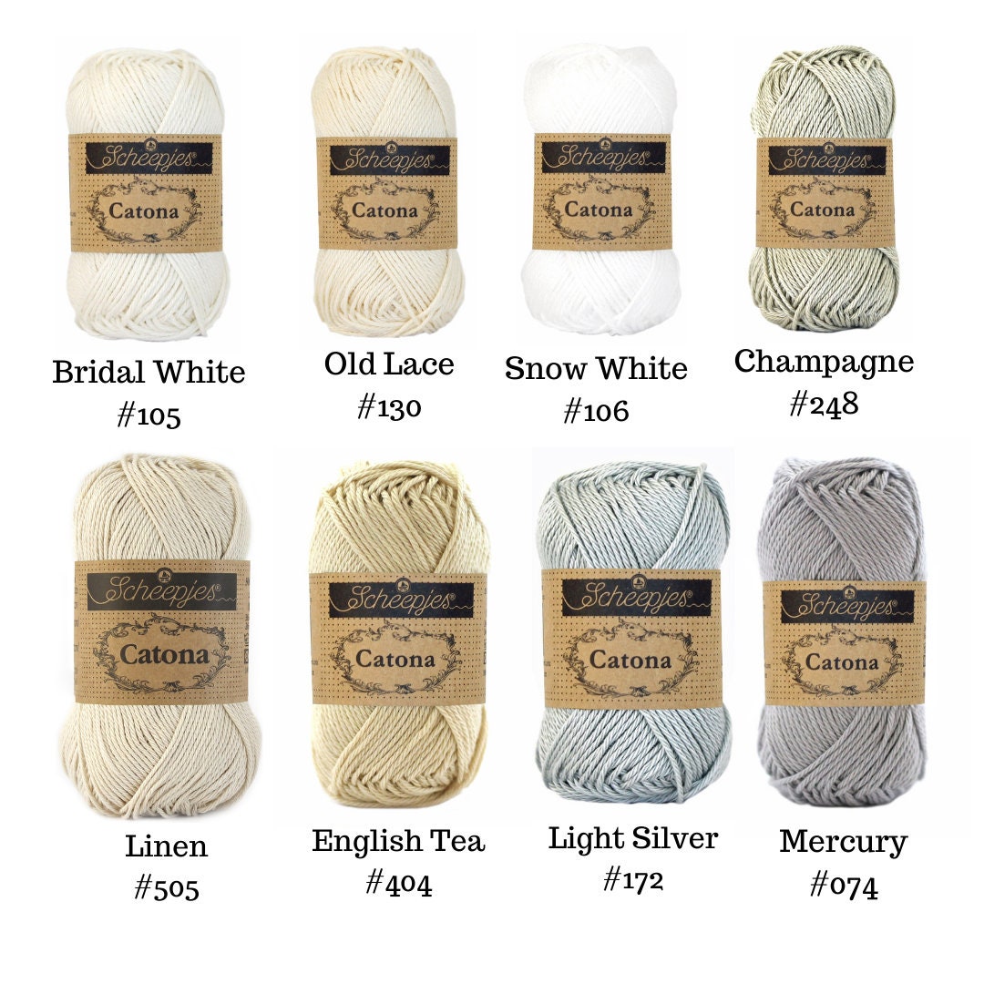 Scheepjes Catona Yarn 50g Skeins 