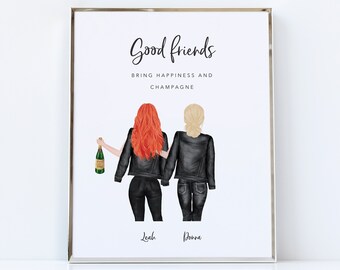 Best Friend Art Etsy