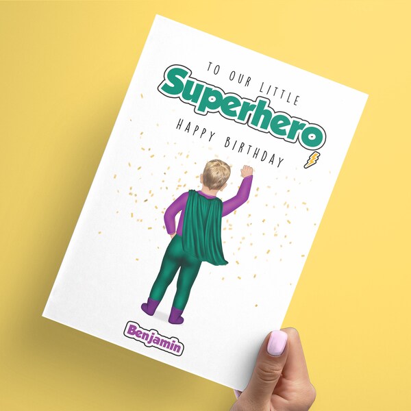 Superhero Cards - Etsy