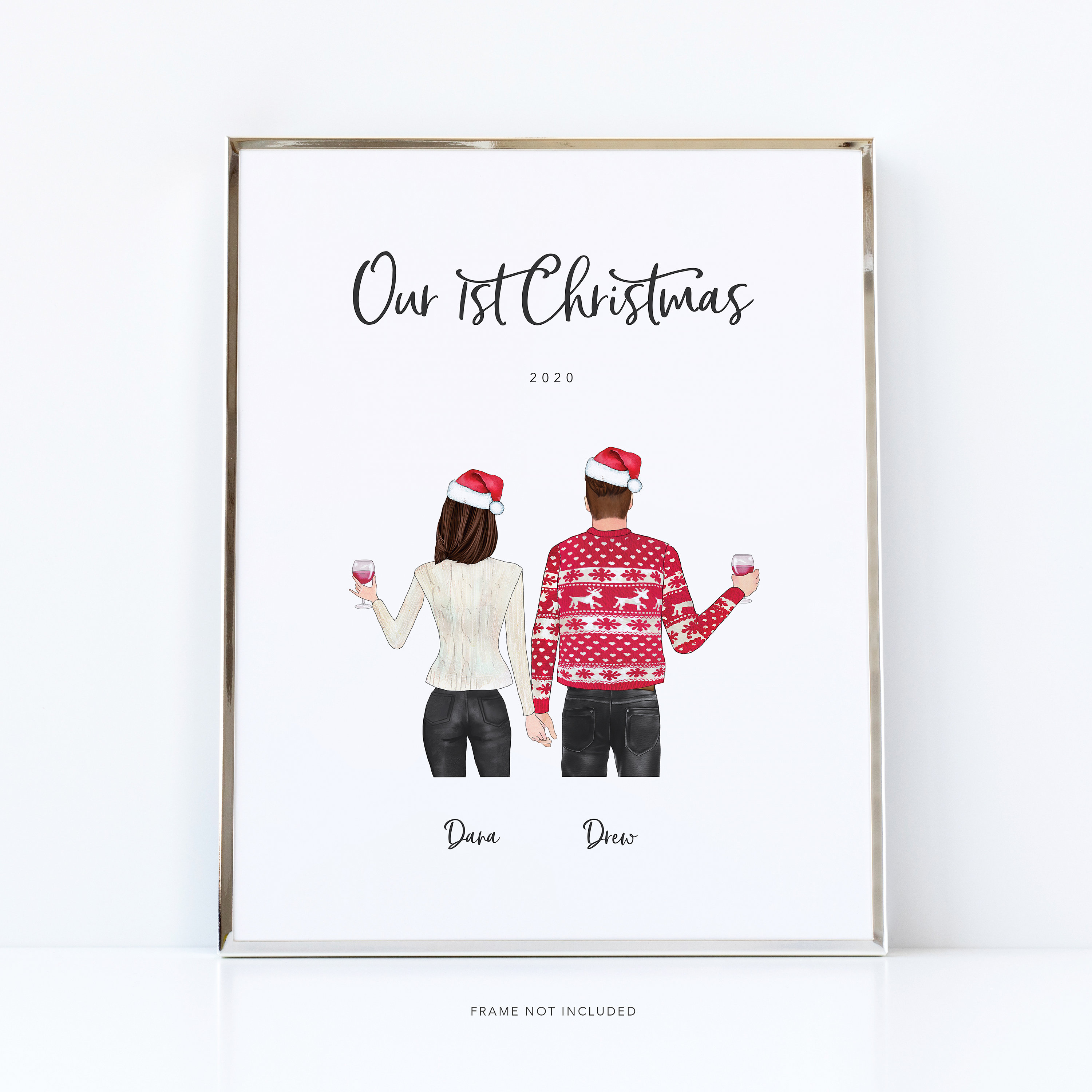 1st Christmas Gift Love Print / Romantic Christmas Gift / - Etsy UK