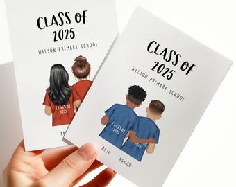 Class of 2025, School Leavers 2025 Friendship Gifts for Best Buddies, Printed Presents for Class Besties, Graduating Child&#39;s Last Day