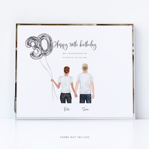 Cadeau personnalisé du 30e anniversaire pour lui/petit ami, cadeaux significatifs pour mari, que votre anniversaire soit aussi spécial que vous l'êtes