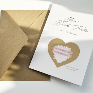 Biglietto gratta e vinci a sorpresa personalizzato per addio al nubilato / Viaggio a sorpresa per ragazze / Addio al nubilato / Biglietto gratta e rivela / Fuga a sorpresa