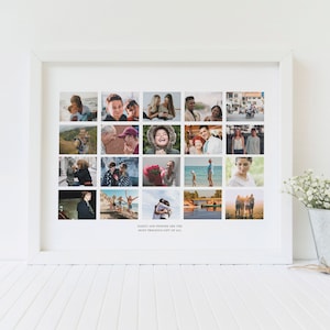 Picture collage / Photo collage gift / Personalized collage / Custom photo collage / Family print / Photo collage gift / Family keepsake /