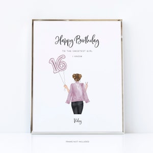 Cadeau pour 16e anniversaire / Idées cadeaux pour fille 16e anniversaire / Cadeaux uniques / Cadeau d'anniversaire / Cadeaux pour adolescents / Cadeau d'anniversaire pour adolescente