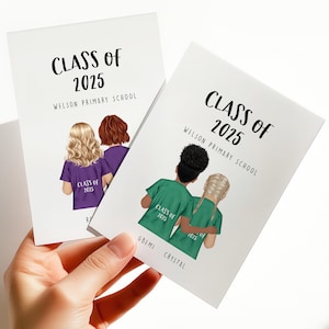 Regalo para quienes terminan la escuela, impresión del último día de clases, último día de 4.º grado, último día de primaria, regalo para amigos al terminar la escuela.