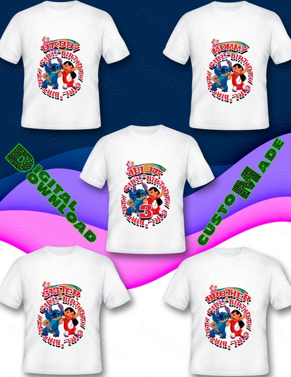 lilo and stitch birthday shirt