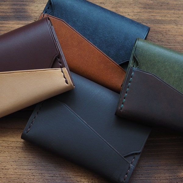 Handmade Leather Wallet Mens Etsy