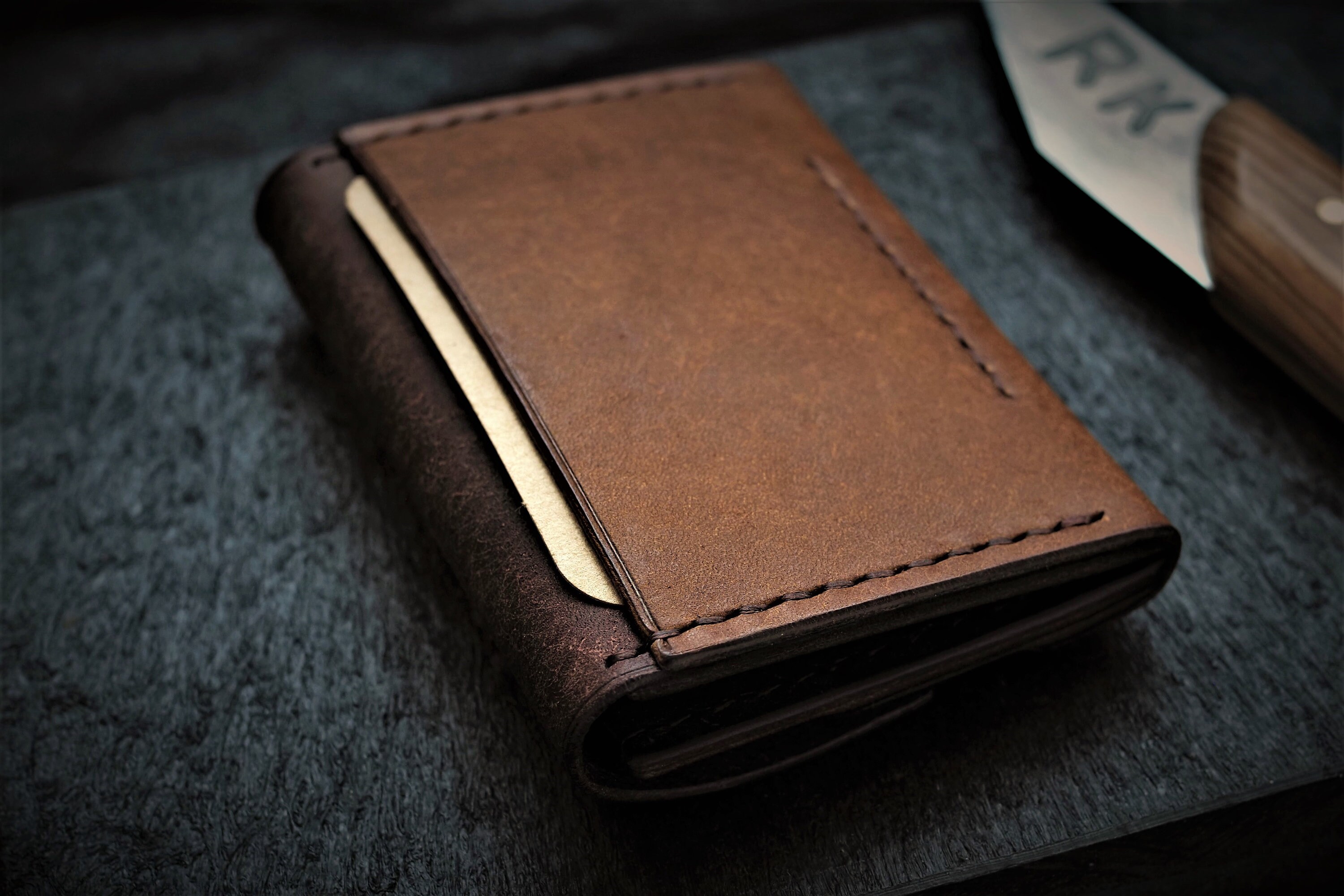 Leather Handmade Wallet Etsy UK