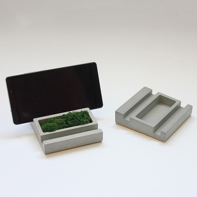 Business card phone concrete holder mold concrete decoration ornaments silicone Succulent plants pot mold