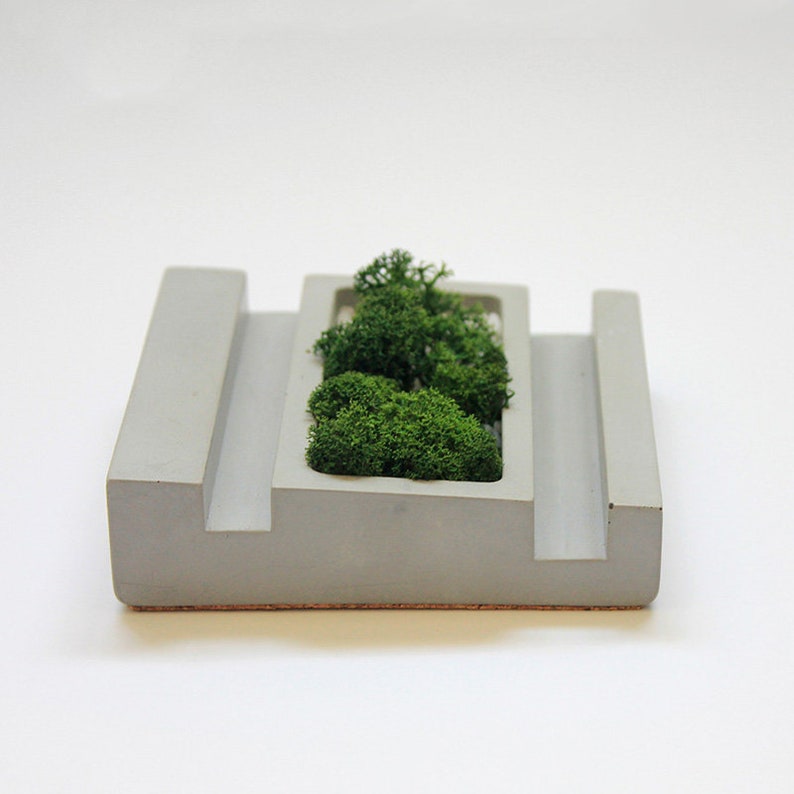 Business card phone concrete holder mold concrete decoration ornaments silicone Succulent plants pot mold