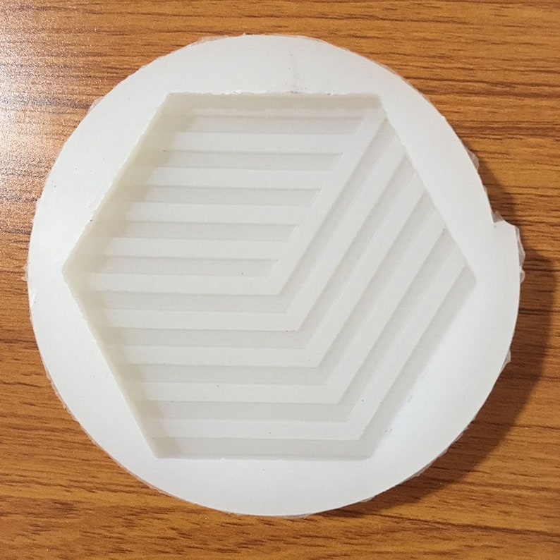 geometry cup cushion tray mold cement cup cushion concrete decorative silicone mold
