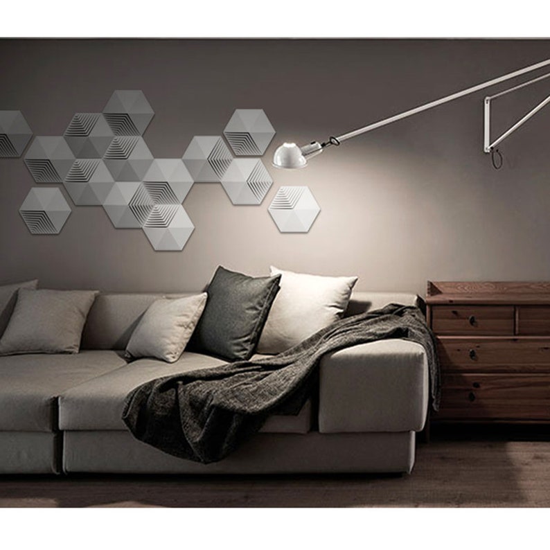 Concrete wall brick silicone mold cement wall tile silicone mold simple geometry tile mold