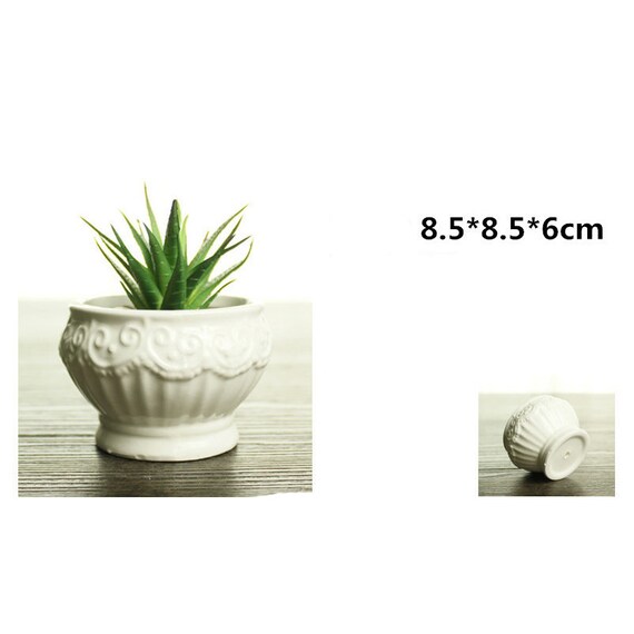 Silicone Flower Pot DIY Soap 3D Moulds Craft Succulent Concrete Plant Mold