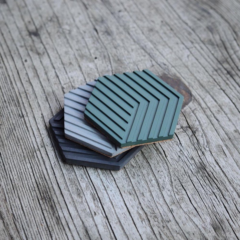 geometry cup cushion tray mold cement cup cushion concrete decorative silicone mold