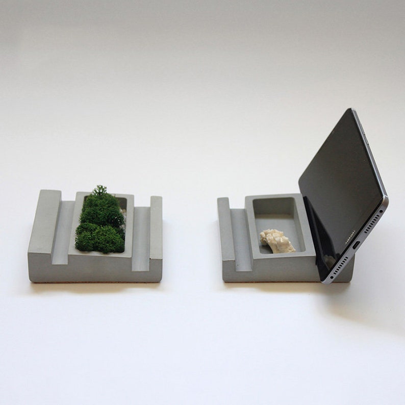 Business card phone concrete holder mold concrete decoration ornaments silicone Succulent plants pot mold