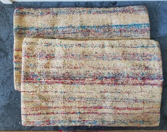 Lucette Ikat Floral In Natural by willowlanetextiles Floral Tan Rectangle Lumbar Throw Pillow by Spoonflower Neutrals Accent Pillow