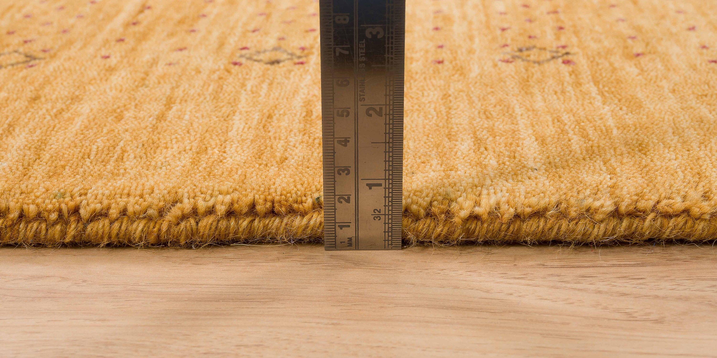 6x9 Golden Yellow Farmhouse Rug New Handmade Carpet in - Etsy