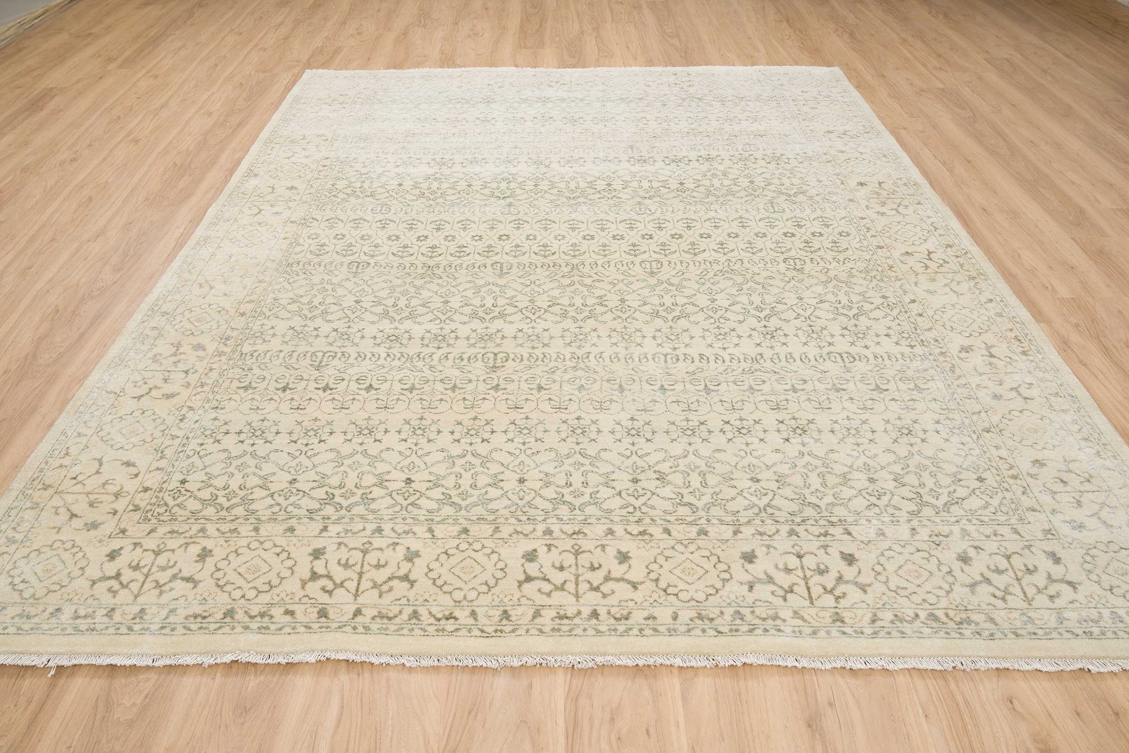 8x10 Rustic Soft Area Rug Modern Salon Rug Ivory Beige Etsy