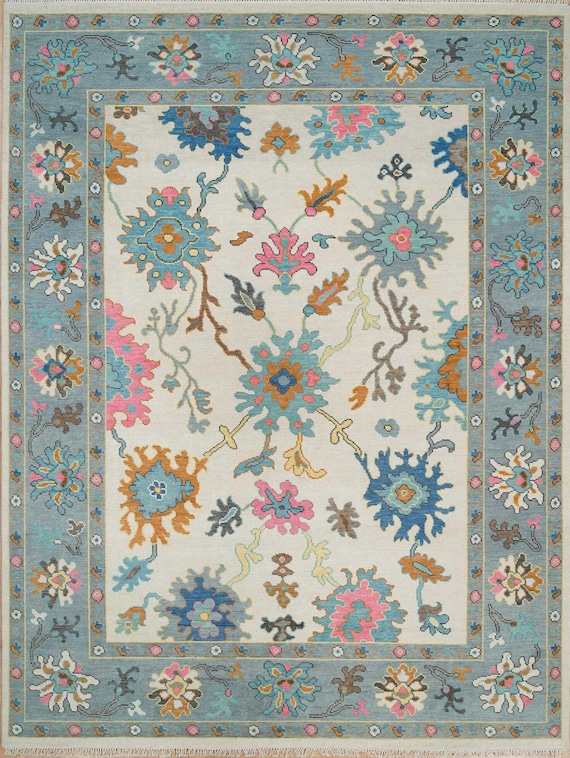 Y2651 高級トルコ絨毯 ウール 手織り 158×96㎝ 小花柄 Y2651 高級トルコ絨毯 ウール 手織り 158×96㎝ 小花柄 Y2651 高級