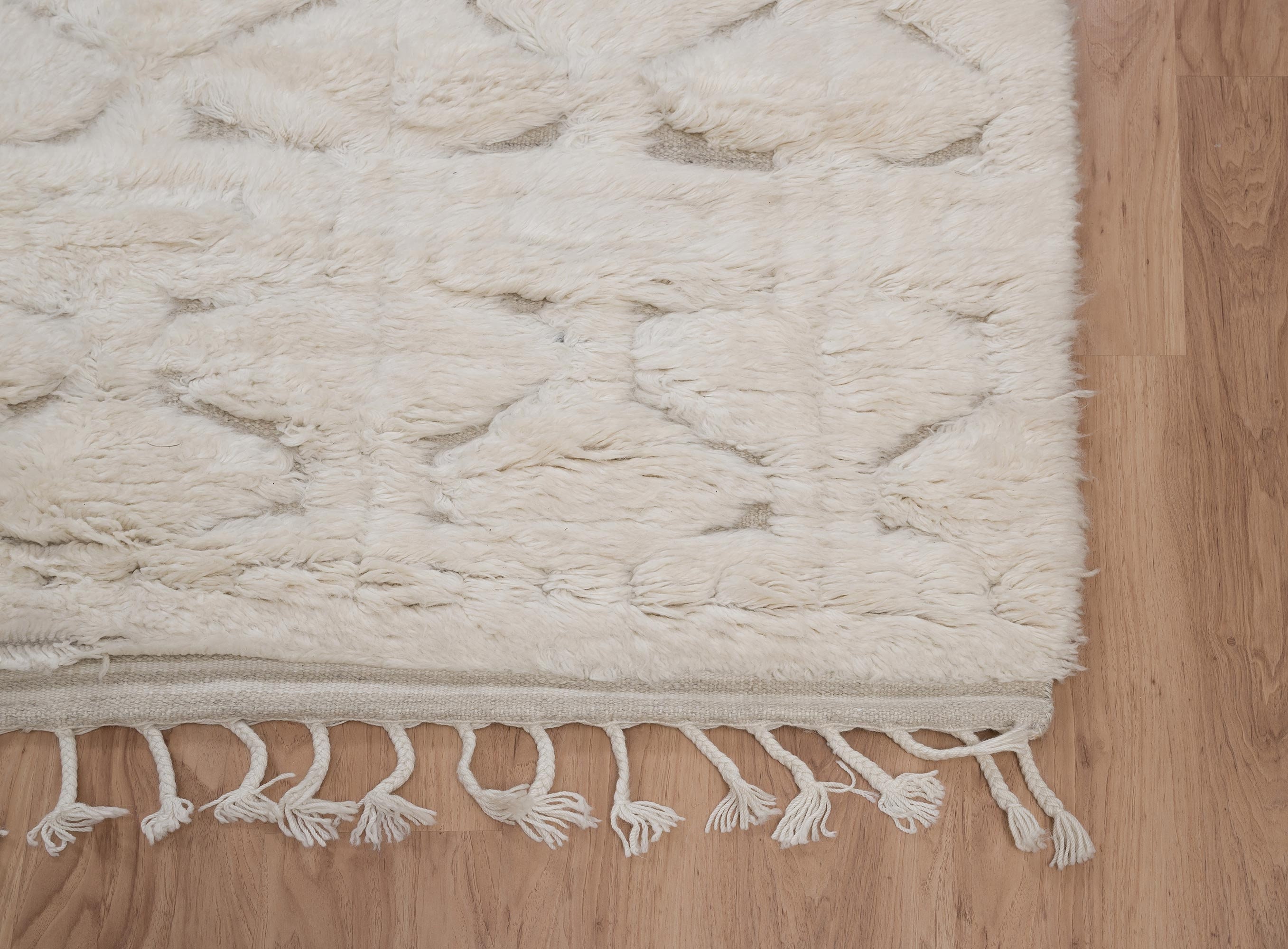 10x14 Oversize Berber Design Rug White Ivory Soft Moroccan Etsy