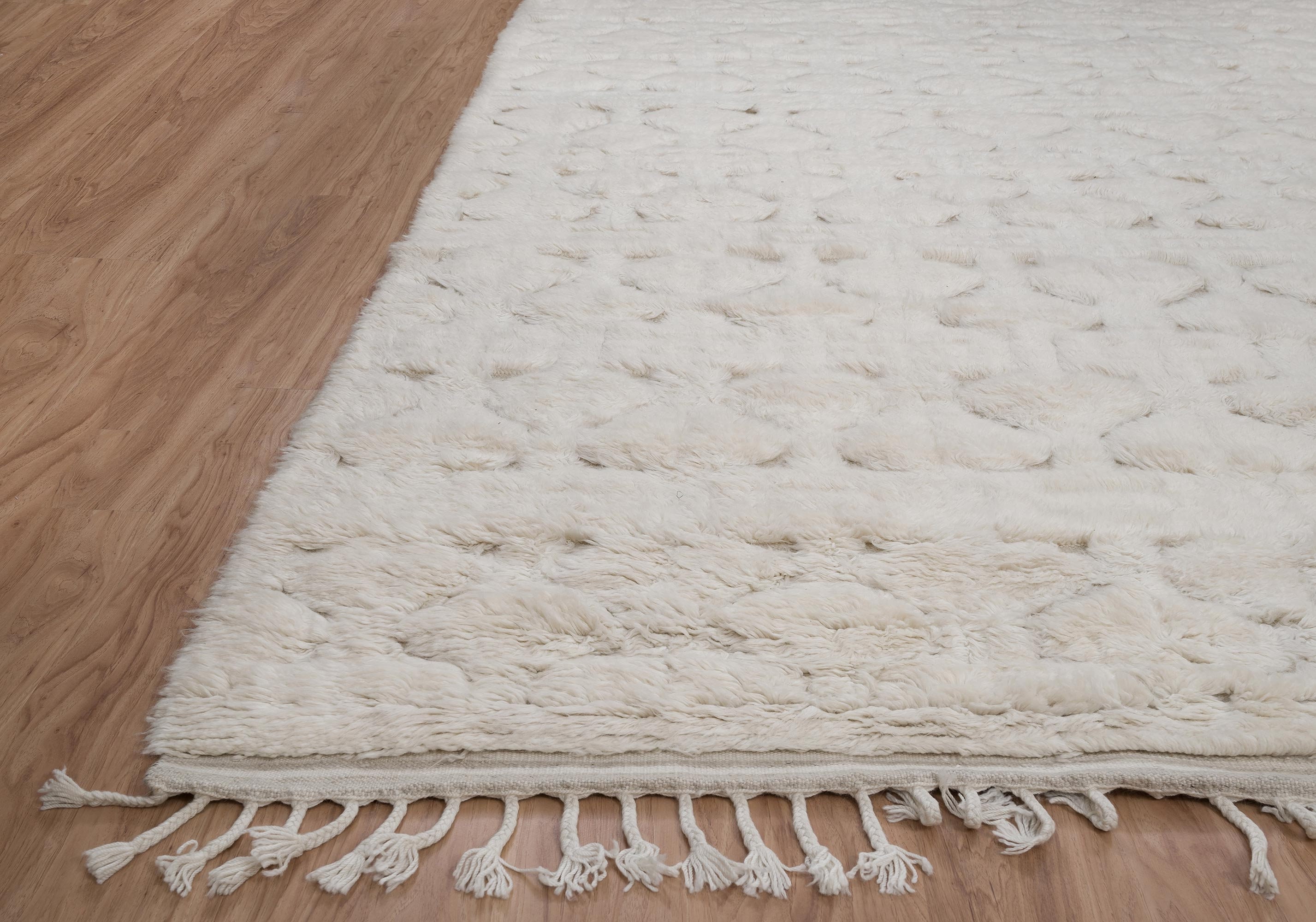 10x14 Oversize Berber Design Rug White Ivory Soft Moroccan Etsy