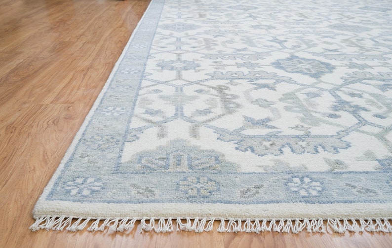 Beautiful Faded Blue Rug Area Rug 9x12 oversize Living Room Etsy
