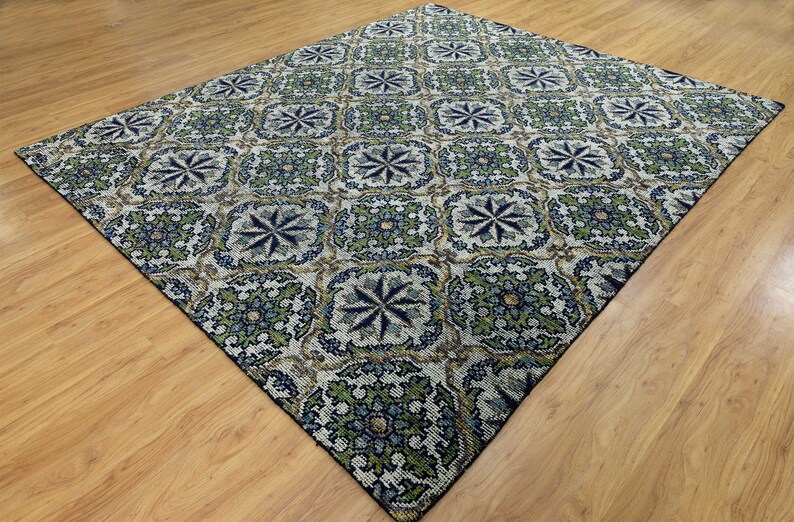 8' X 10' Farmhouse Vintage Design Living Room Rug - Etsy