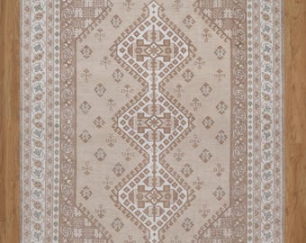 Beige Oushak style Hand Knotted Rug 4x6, 5x8, 6x9, 8x10, 9x12, 10x14 ft Handmade Rugs for Living Room Antique Style  rug AR_10098q