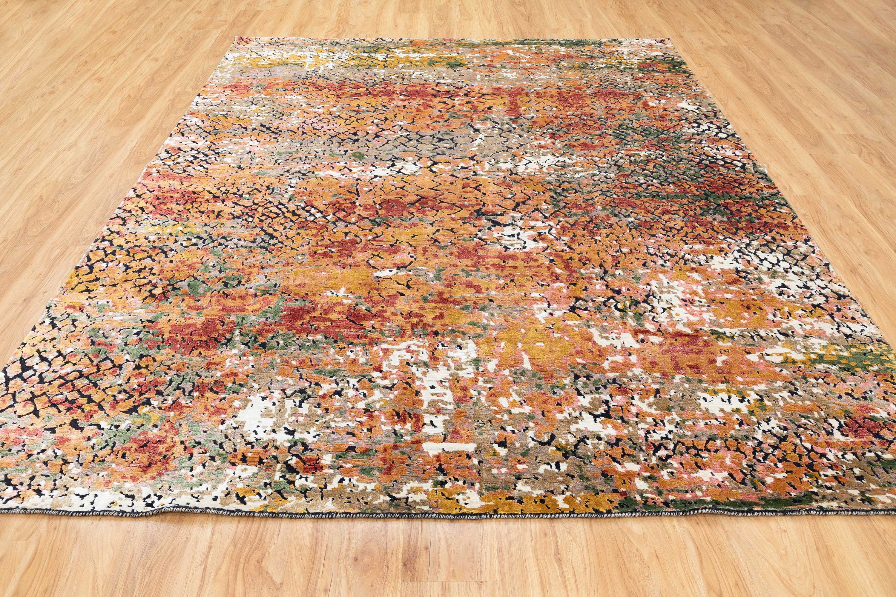 Multi Color Modern Deco Rug Area Rug 8' X 10' Etsy