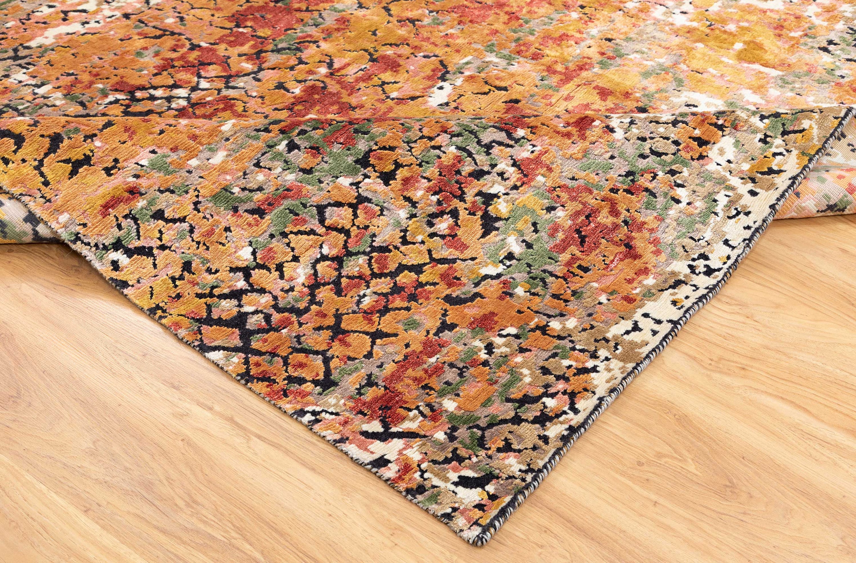 multi-colored living room rugs