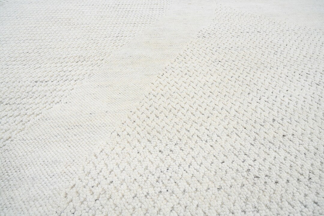 10'X14' Handmade Oversize Ivory Rug Living Room Etsy