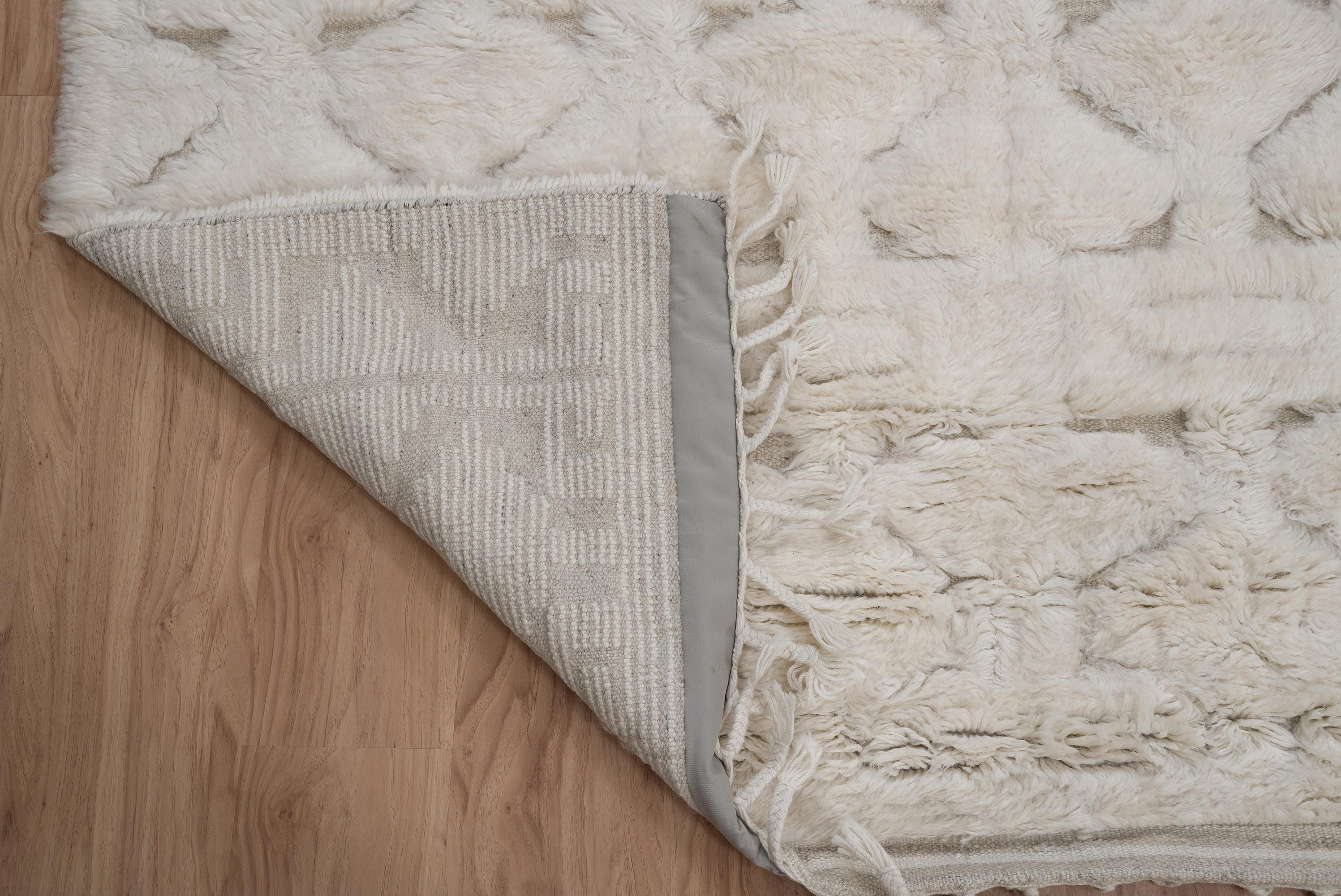 10x14 Oversize Berber Design Rug White Ivory Soft Moroccan Etsy