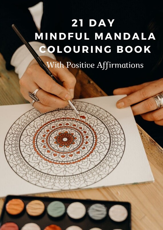 Mandala Malbuch Mit Affirmationen – Entspannung Für Erwachsene & Kinder