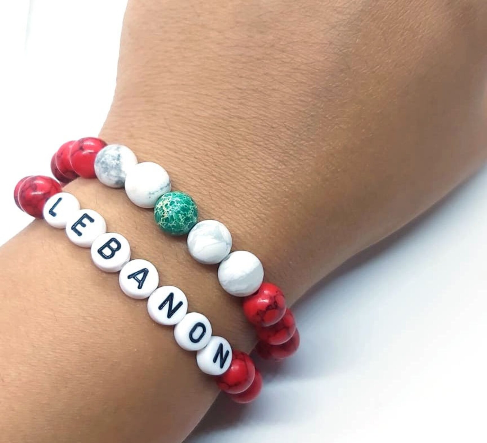 Lebanon Bracelet Support Lebanon Lebanon Keychain Etsy