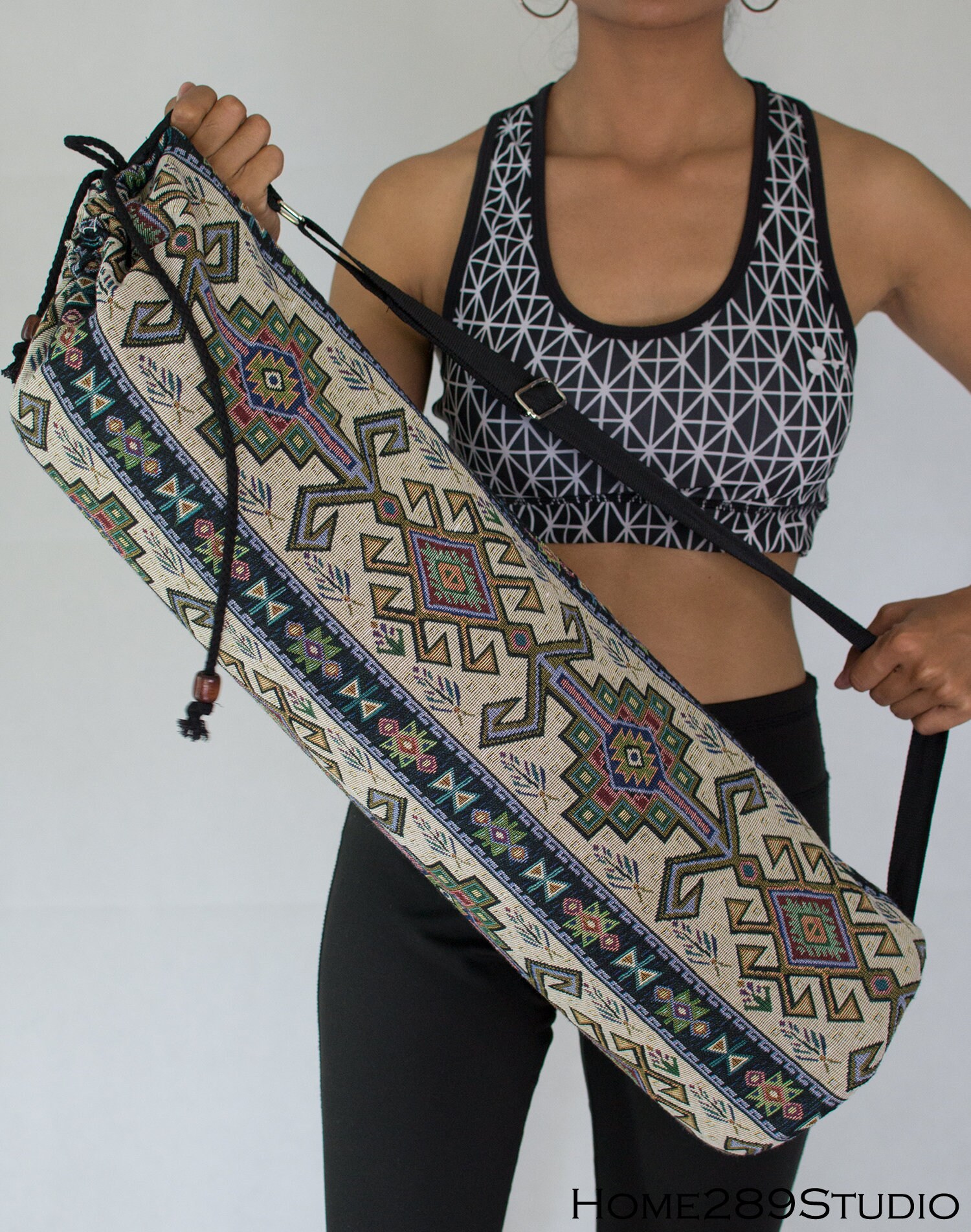 Yoga Mat Holder with Sling Yoga Mat Carrier Pilates Bag Etsy