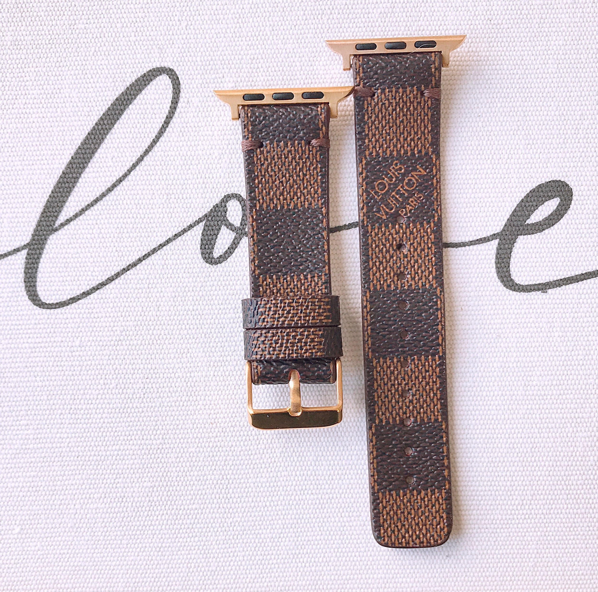 LV Apple watch band series 1 2 3 4 LV iwatch strap Apple | Etsy