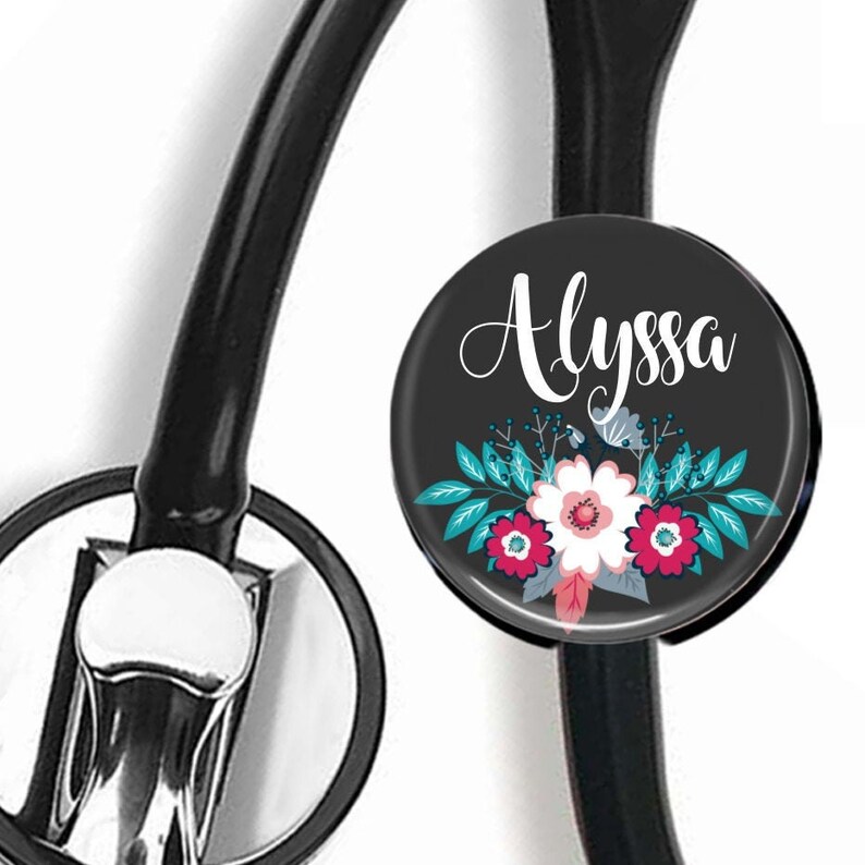 Personalized Stethoscope ID Tag Interchangeable Stethoscope Etsy