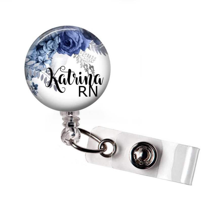 RN Badge Reel Retractable Badge Holder Nurse Gift Badge Etsy