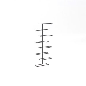 Wine Rack-Modern Metal Wall-Mounted 8-Bottle Minimalist Design image 4