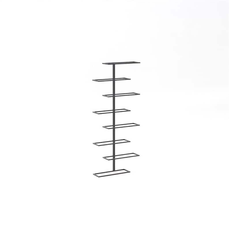 Wine Rack-Modern Metal Wall-Mounted 8-Bottle Minimalist Design image 4