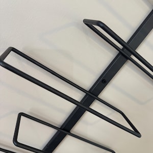 Modern Metal Wall Mounted Wine Rack: Minimalist Bottle Holder - Etsy